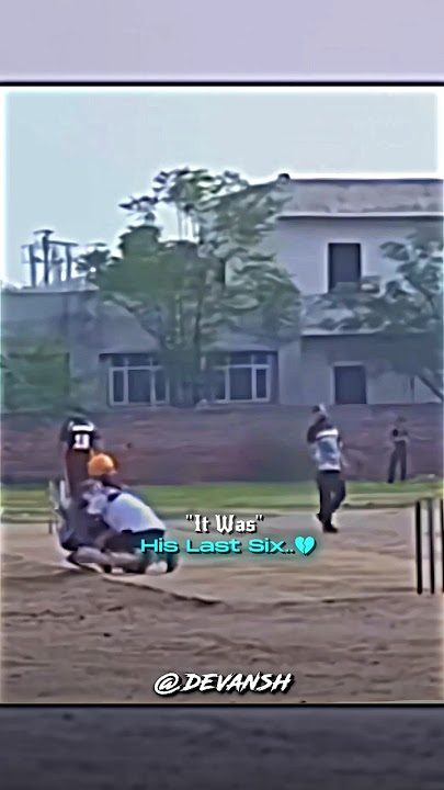 It Was His Last..π #cricket