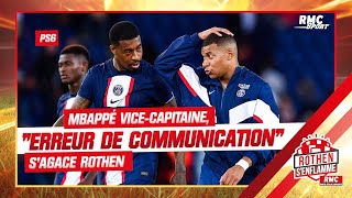 PSG : Mbappé vice-capitaine, 