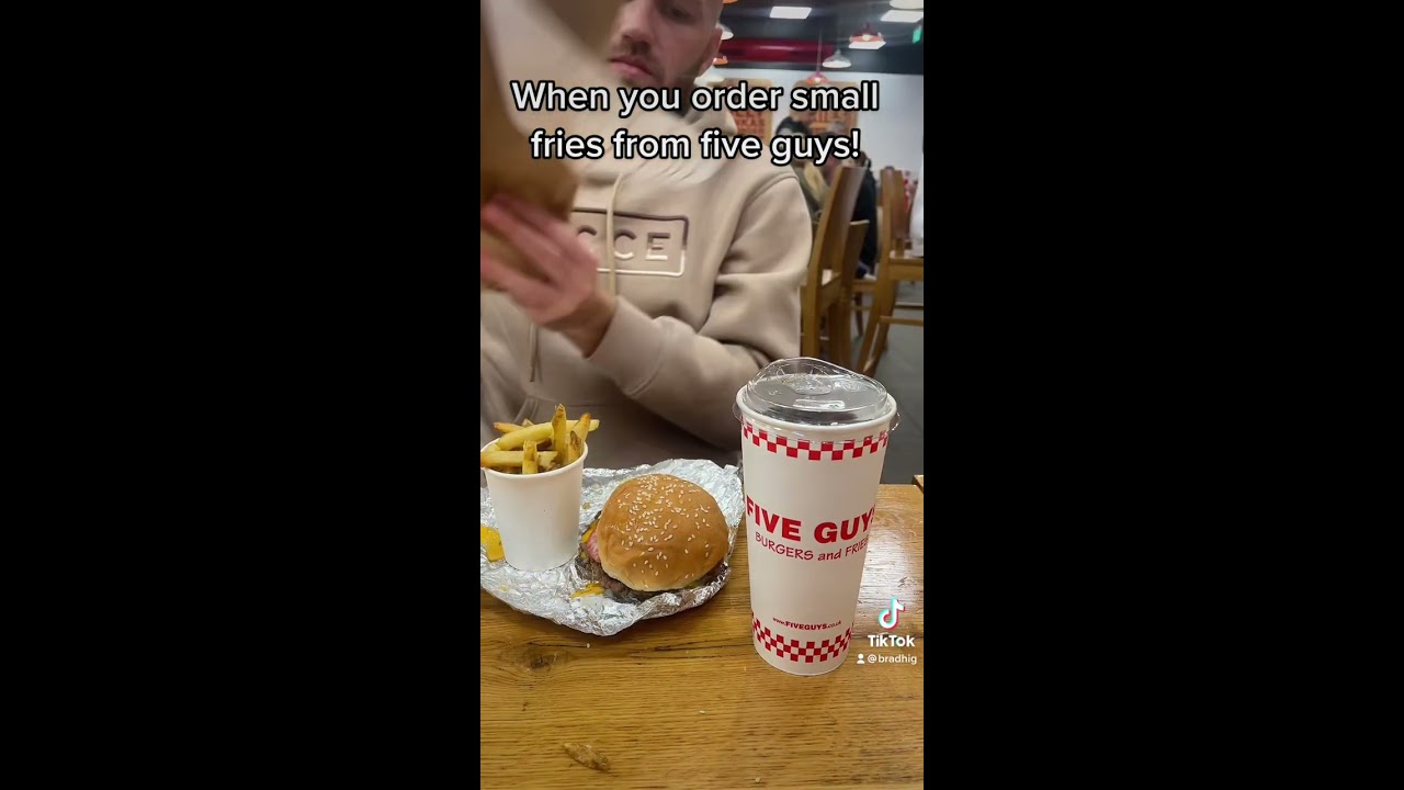 Ordering Small Fries At Five Guys 