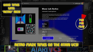 Atari VCS - Maze Lab Redux - Plezier voor vijf! Goede tijden met retro-rich aflevering 585
