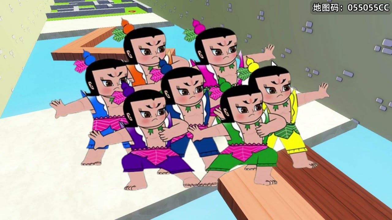 蛋仔派对乐园地图：阿七和茜茜过一关增加一个蛋仔  #蛋仔派对创计划  #蛋仔宝藏地图 #蛋搭子的日常 #打卡一百张蛋仔地图 #蛋仔派对 @在下茜茜