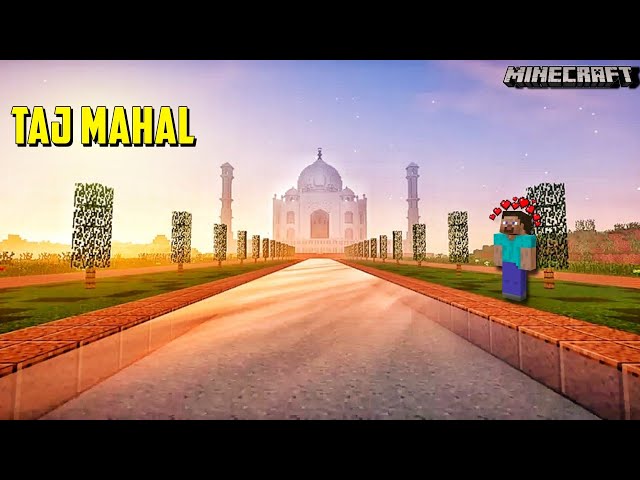 Minecraft Taj Mahal The Taj Mahal, An Epic Build In Minecraft