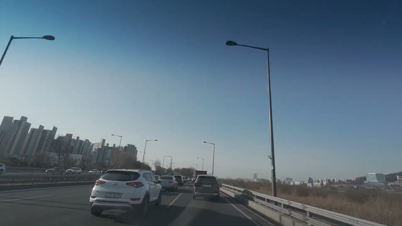 [초보운전 탈출여행#34] 동서울|중부고속도로|하남|한남|올림픽대로|강변북로| #초보운전 #4k #drive #Korea #새해 복 💕
