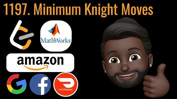 Leetcode 1197 | Minimum Knight Moves (Solution Explained) | Asked by Mathworks, DoorDash, & Amazon