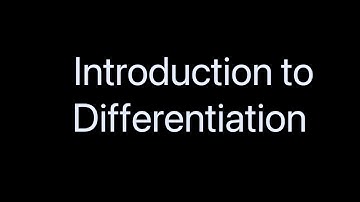 Intro to Differentiation (Calculus AB)