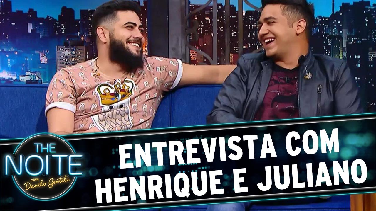 The Noite (23/05/16) - Entrevista com Henrique e Juliano