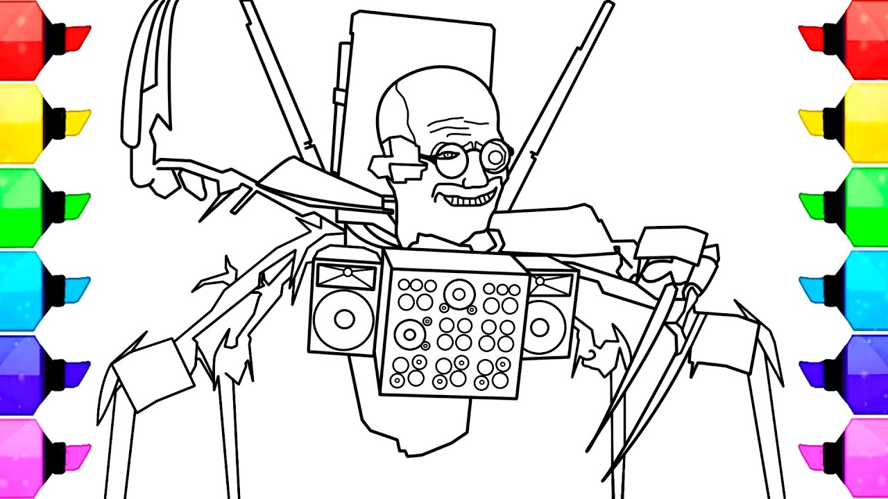 Skibidi Toilet New Coloring Pages How To Color UPGRADED SCIENTIST Skibidi Toilet New Coloring Pages How To Color UPGRADED SCIENTIST