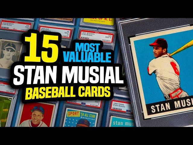 Top 10 Most Valuable Stan Musial Baseball Cards ($1,000+) 