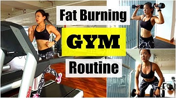 My Fat Burning GYM Routine (Treadmill Interval Running)