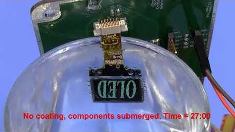 Crystalfontz OLED In Water Video