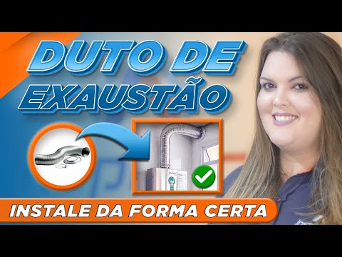 Como instalar o duto de exaustão para aquecedores a gás da forma certa.