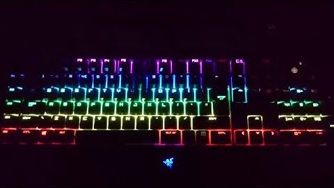 Razer Blackwidow Chroma Running Audio Visualizer 1.15