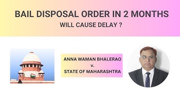BAIL DISPOSAL IN 2 MONTHS MAY CAUSE DELAY ? SANJEEV KUMAR