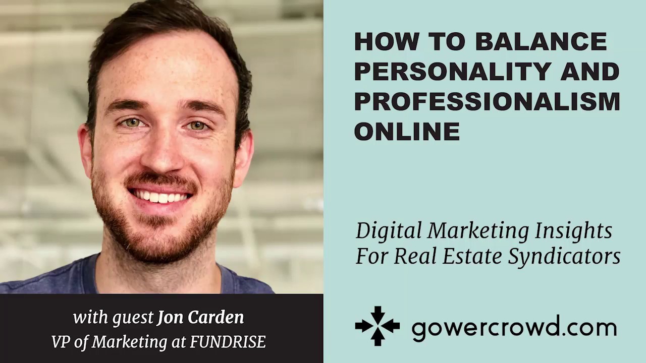 How to Balance Personality and Professionalism Online | Jon Carden ...