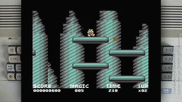 Mayhem in Monsterland on a Commodore 64