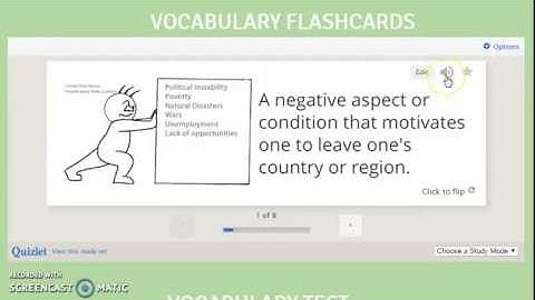TUTORIAL - HOW TO USE QUIZLET FLASHCARDS