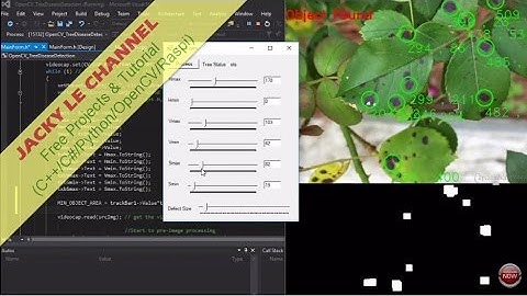 Tree Disease Detection - OpenCV Tutorial 18
