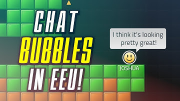 EE Universe now has chat bubbles! - [Game Dev Log]