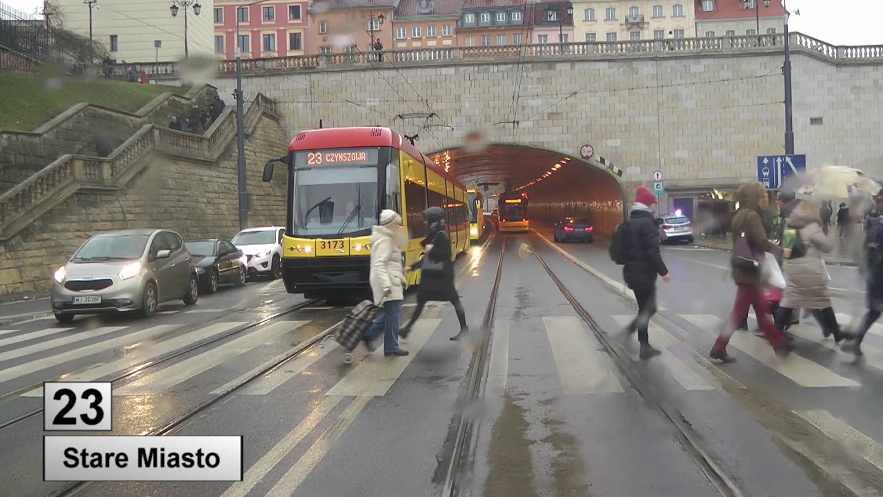 Tramwaje Warszawa 2019 linia 23