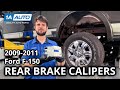 How to Replace Rear Brake Calipers 2009-2011 Ford F-150