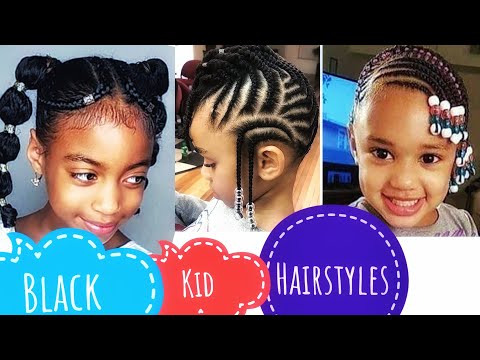 EASY Black Girl Braids || Little Girl Hairstyles Black