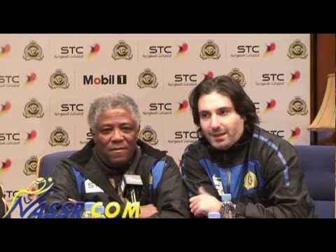 مؤتمر مدرب النصر وعمر هوساوي قبل الفتح