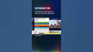 First result of the general election has been declared