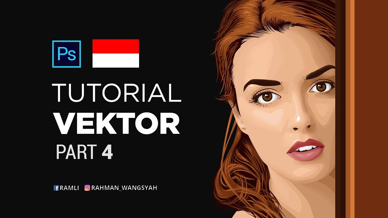 Tutorial Vector Photoshop Membentuk Wajah Pemula Part 4 YouTube