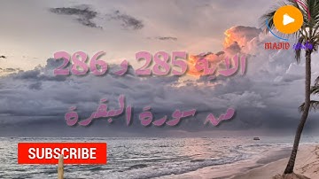 سورة البقرة بصوت ياسين هلالي و حمزة الشرادي❤️الاية 285 و 286 ❤️