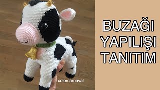 Ami̇gurumi̇ Buzaği Yapilişi Süpri̇z Vi̇deomda İpli̇k Deği̇şti̇rme Yöntemi̇ Sütaş Buzu Crochet Calf