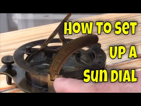 Video: Jak namontujete sluneční hodiny?