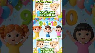 Add, Add, Add the Numbers!, Fun Kids Song to Learn Addition Preschool Math Learning #learncounting