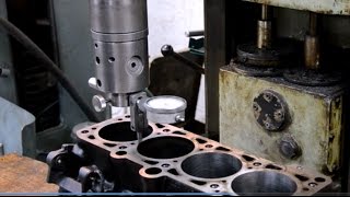 Гильзовка блока цилиндров.Украина/BLOCK machining,cylinders replacement# Engine rebuild Ukraine