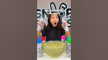 Adding Silly String To Slime 🤔