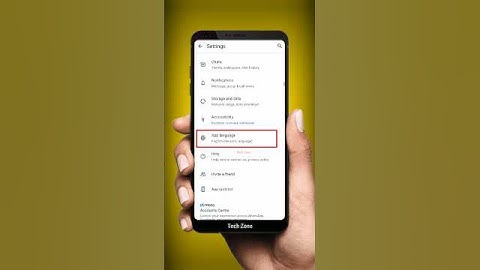 🌐 WhatsApp Tricks | How to Change WhatsApp Language Easily | Tech Zone #shorts