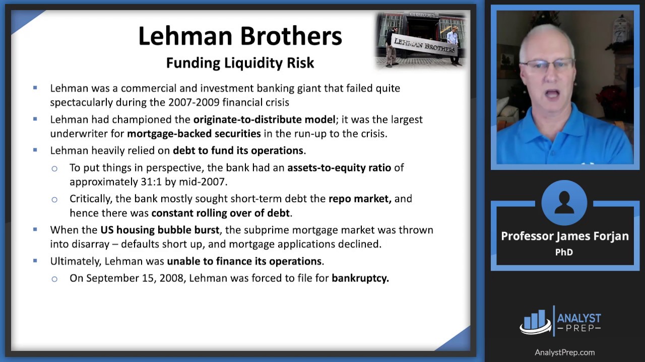 Financial Disasters | AnalystPrep - FRM Part 1 Study Notes