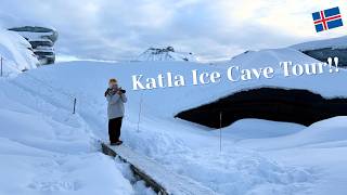Katla ICE CAVE 🇮🇸  Iceland Glacier Tour!! 🌋❄️ A MUST VISIT - Volcanic Ice Cave