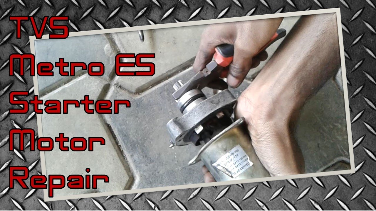 Starter Motor Repair | TVS Metro - V Clips