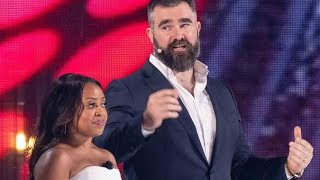 Why Quinta Brunson Compares Being Picked Up by Jason Kelce to Disney Ride #jasonkelce #news