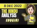 The hindu analysis 8th december 2022 for beginnerseditorialvocab cdscuetclatndallbsetssc