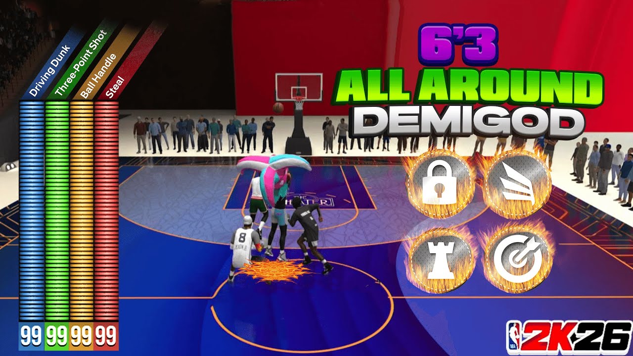 MY NEW 6'3 DEMIGOD JUMPSHOT + DRIBBLE MOVES WILL HAVE YOU UNSTOPPABLE in NBA 2K26