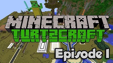 TurtzCraft FTB Episode 1  "Base Creation Timelapse"