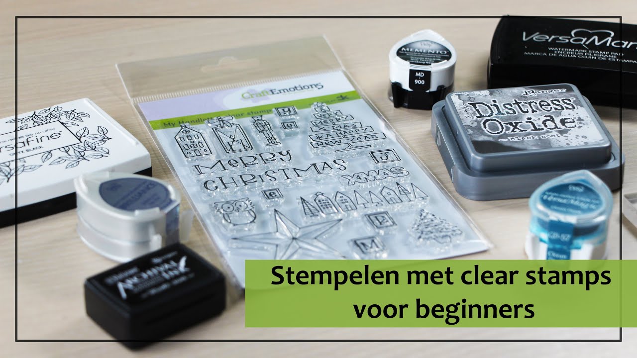 New Stempelen met clear stamps voor beginners