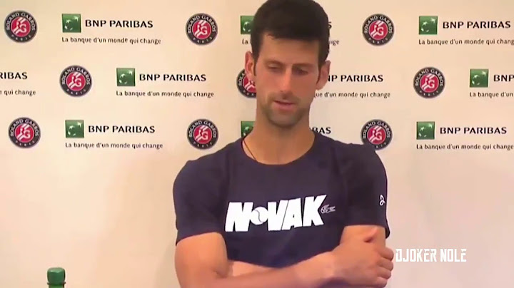 Novak Djokovic ANGRY at Press Conference - RG 2018 (HD)