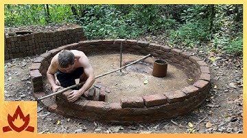 Primitive Technology: Wood ash & crushed terracotta mortar