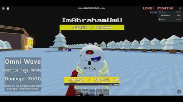 OmniPotent!Sans Showcase | Sans Multiversal Battles 2!