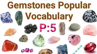 Gemstones Vocabulary in English with Picture |P:5| popular Gemstone vocabulary video in English