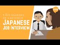 Japanese Job Interview - 4 key questions for a successful interview