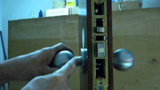HOW TO REMOVE SARGENT MORTISE LOCK FROM THE DOOR