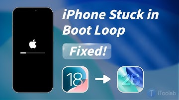 How to Fix iPhone Stuck in Boot Loop Without Losing Data ( iOS 26) | iToolab FixGo